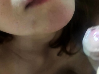 Novice Spouse swallow cum