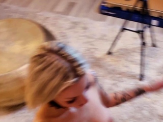 Petite german blonde novice teen at do-it-yourself POV sextape