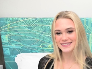 This cute blonde 18 yr outdated is model new to porn