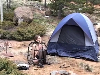 Beginner brunette in stockings luscious pussy fuck