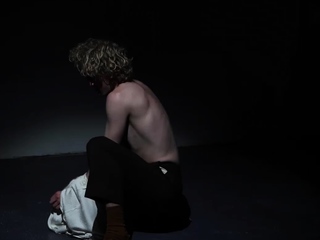 Blond Twink Jack Appears Slowly Strips In His White Underwear