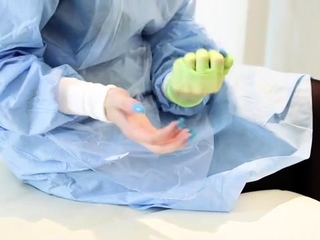 Empress Poison – Double Gloved Prostate Examine and Semen