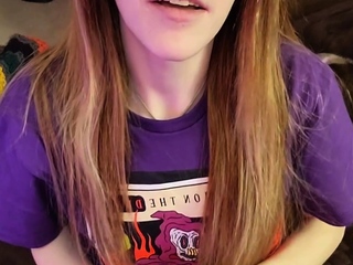 Redhead teen skank Caprice masturbates