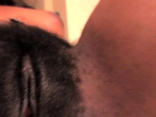 Scrumptious ebony babe with furry cunt will get banged laborious