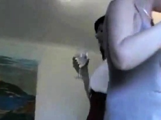 Two Milfs dancing and undressing after the occasion