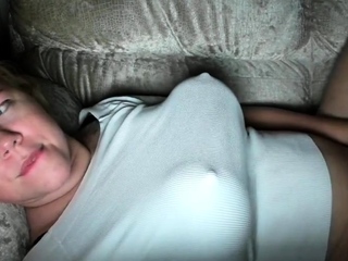 Blonde emo newbie solo masturbation