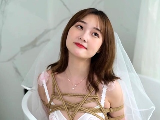 Chinese language lady in bondage
