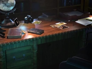 Evening time anal coaching by fireplace pit for Brooke Johnson