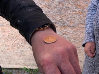 HUNT4K. Blonde with pure boobies enjoys intercourse with BF