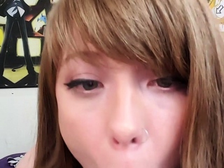 Nice Massive Boobs On Masturbating Redhead