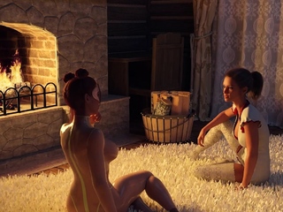 Scorching 3D redhead licking a pussy whereas getting fucked