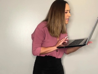 Small dick humiliation speak by femdom