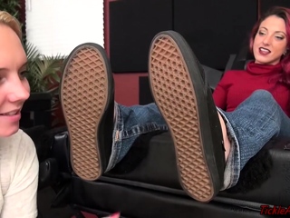 Ally kay femdom and foot fetish with attractive boyfriend