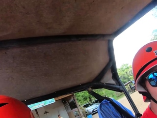 ATV buggy tour along with his Thai girlfriend