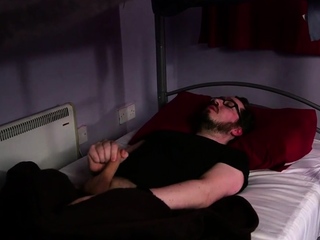 CFNM beginner 3some BJ for roommate