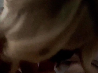 Cute blonde teen girlfriend superior POV blowjob