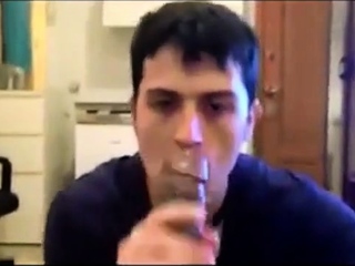 dude enjoys sucking an enormous black cock