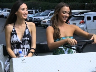 Lovable babe masturbates properly