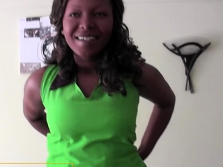 Native African MILF Eats Cum In Job Interview