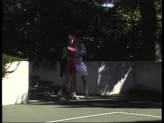 Newbie Outside Brunette Masturbates