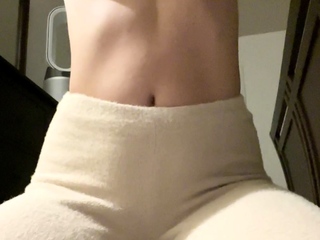 Newbie striptease and Solo masturbation