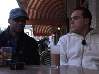 Sizzling hooker with huge pretend marangos provides a steaming blowjob