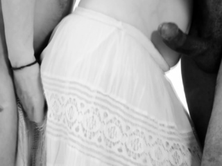 Stunning woman with three guys foursome Blondes Group Intercourse