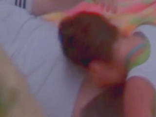 Auntie fucks on the seashore whereas i watch