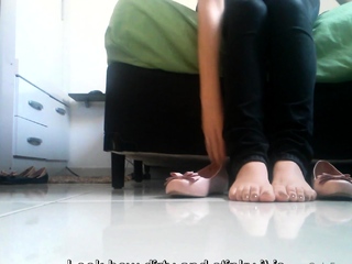 Beginner striptease and Solo masturbation