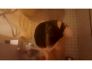 Big Japan blowjob and handjob POV orgy with a cumshot