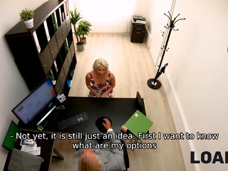 Blonde hopes to relish wealthy life after intercourse with creditor