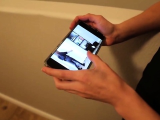 Brunette handjob beginner pulls for cum with fortunate man