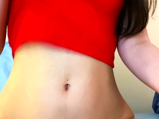 Busty brunette bitch with huge boobs