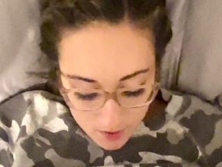 Nice novice video of Brunette POV oral intercourse