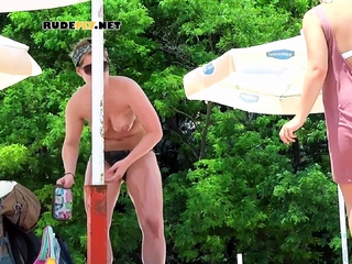 One beautiful sizzling nude seashore lady will get joined by her buddy