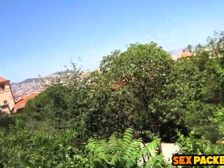 Scorching Blonde Babe Sucks Cock Below Barcelona Solar