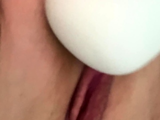 Shut up pussy gape and toy