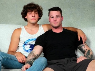 Tattooed backside assfucked by debut twunk