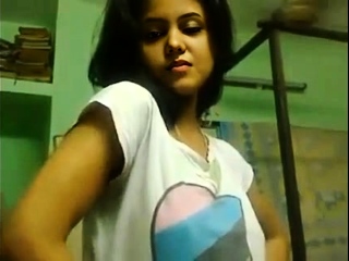 Tremendous cute desi woman nude seducing on cam..