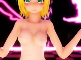 Busty Asian 3D hentai bitch fucks dick