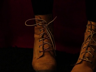 Busty voyeur MILF seduces man to cum