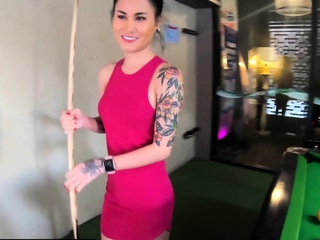 Excellent smile Asian ladyboy BJ and anal