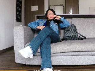 HUGE TITS Juicy Latina Tough Casting Fuck