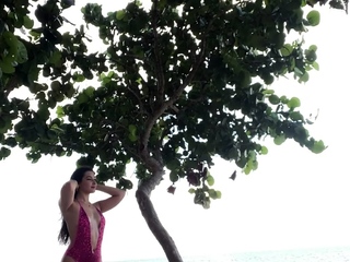 Lustful busty beginner babe flashing and public anal fucking