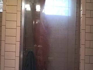 Mother bare in my presence throughout vacation