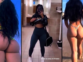 Newbie striptease and Solo masturbation