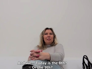 POV casting with Czech mother Jana – huge ass and monster boobs