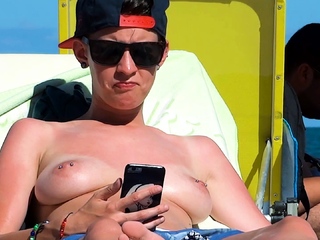 Pure tits nudist teen stress-free and exhibiting tight ass