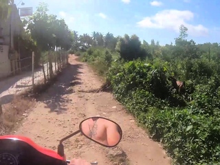 Seaside fuck in public with Thai GF