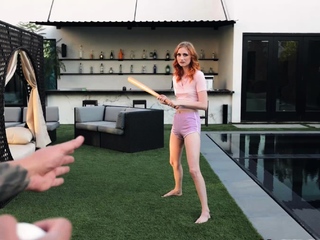 Stepbrother fingering his stepsisters tight teen pussy